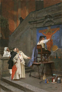 Too much blood by Eduardo Zamacois — hand-painted cultural oil painting reproduction on canvas