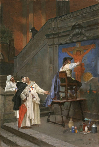 Too much blood by Eduardo Zamacois — oil painting reproduction