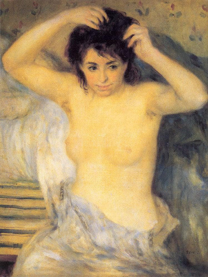 Torso Before the Bath by Pierre-Auguste Renoir — hand-painted nude oil painting reproduction on canvas