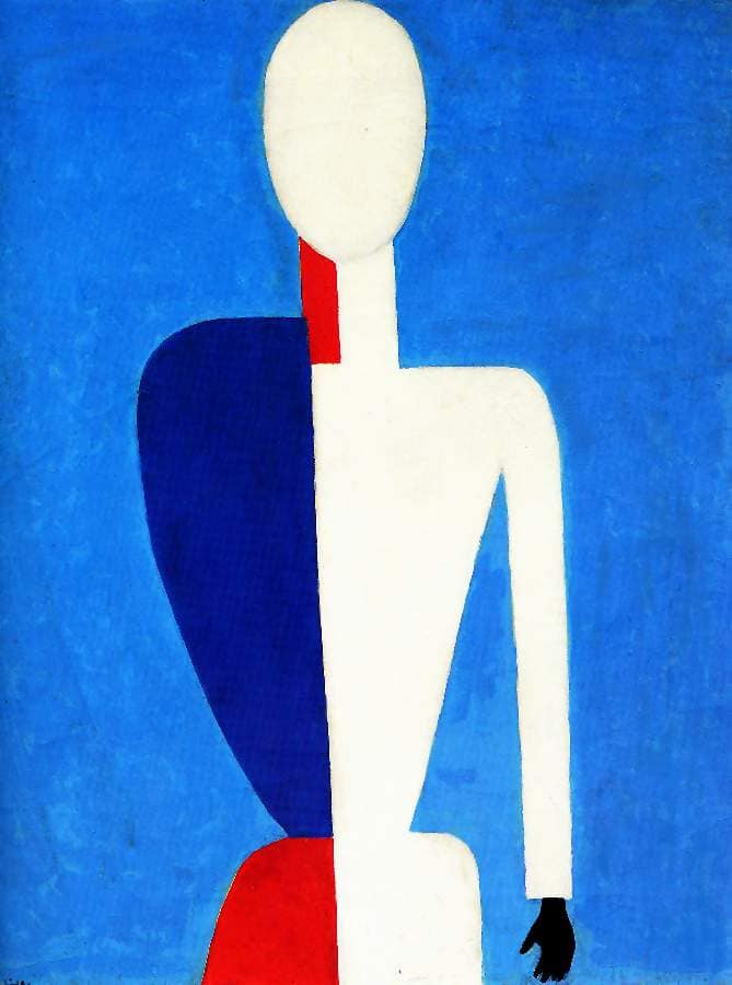 Torso by Kazimir Malevich — hand-painted abstract oil painting reproduction on canvas