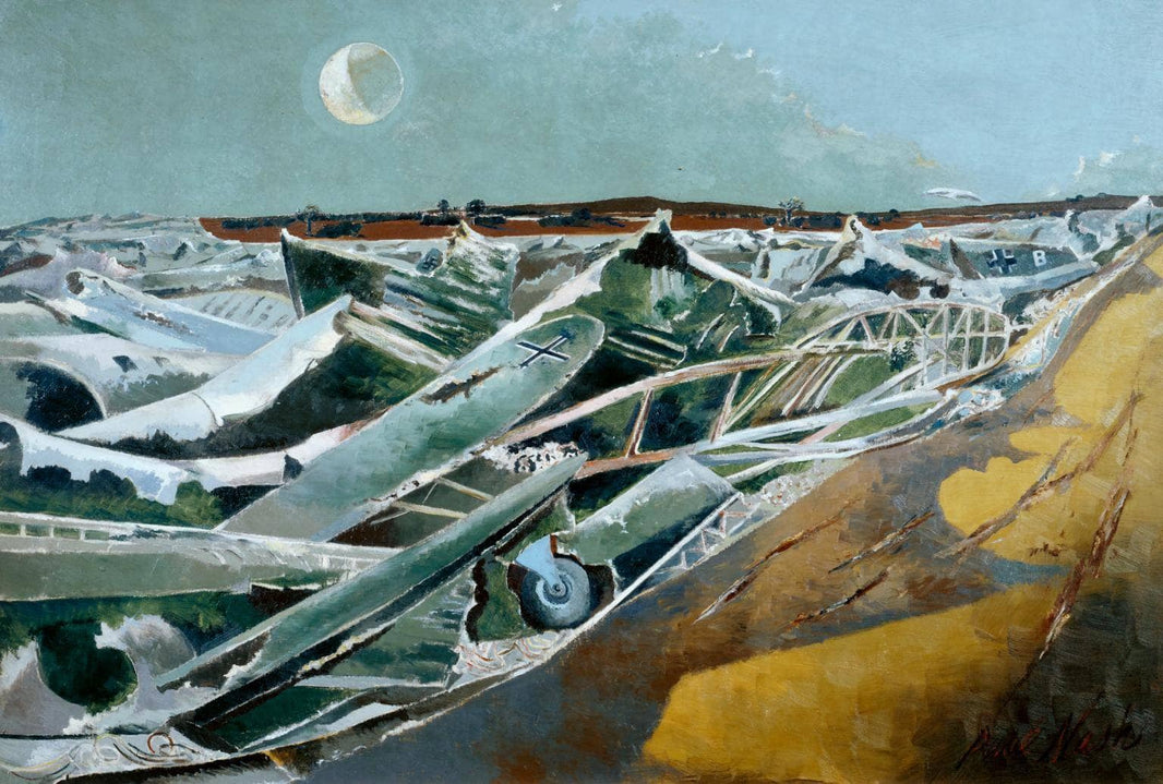Totes Meer by Paul Nash — hand-painted abstract oil painting reproduction on canvas