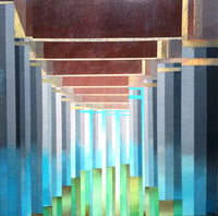 I turned my home into a temple by Giovanni Guida — hand-painted abstract oil painting reproduction on canvas