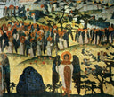 Treasure of Angels by Nicholas Roerich — religion oil painting wall art, Art Nouveau Modern