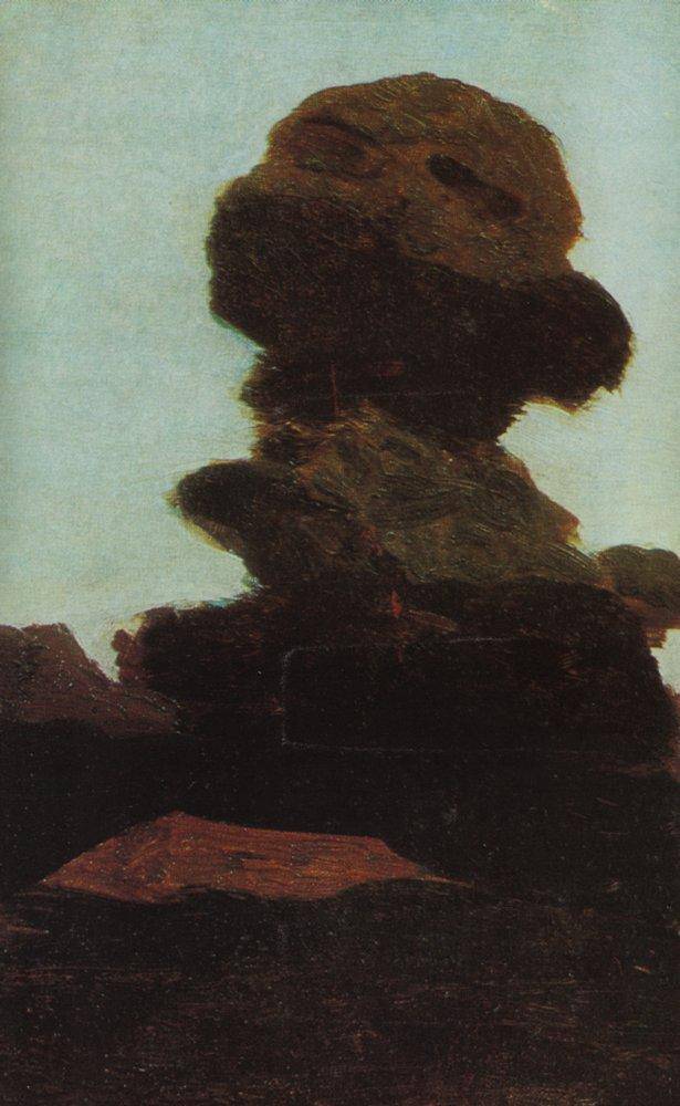 Tree against the evening sky - Arkhyp Kuindzhi