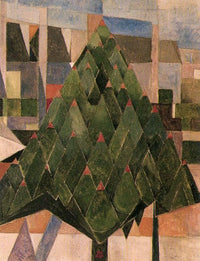 Tree by Theo van Doesburg — hand-painted abstract oil painting reproduction on canvas