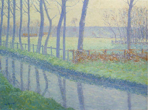 Trees by the River - Gustave Loiseau