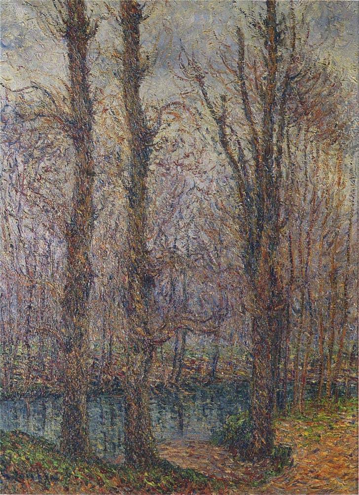 Trees by the River - Gustave Loiseau