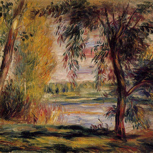 Trees by the Water by Pierre-Auguste Renoir — Oil Painting Reproduction