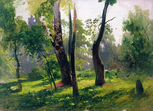 Trees. Study - Fyodor Vasilyev