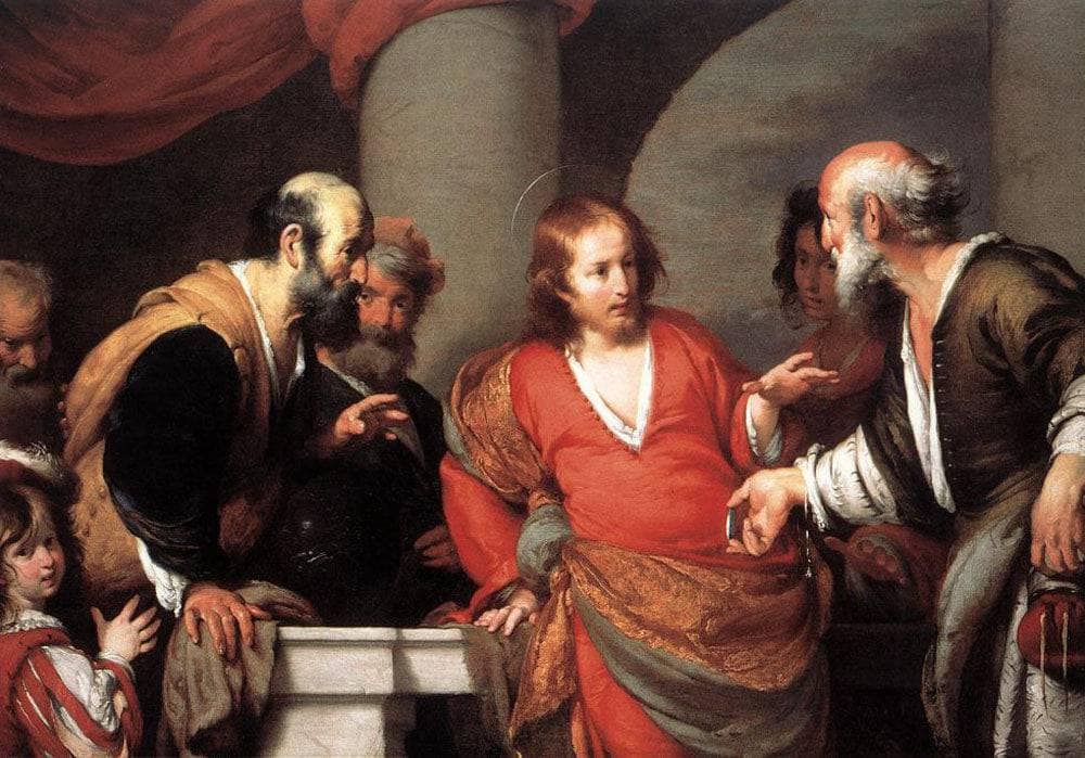 Tribute Money by Bernardo Strozzi — hand-painted portrait oil painting reproduction on canvas