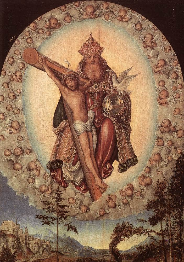 Trinity by Lucas Cranach the Elder — hand-painted cultural oil painting reproduction on canvas