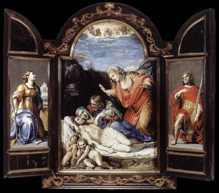 Triptych - Annibale Carracci