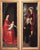 Triptych of Jan Des Trompes (rear of wings) in apartment