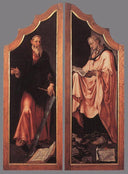 Triptych of the Entombment (closed) by Maerten van Heemskerck — hand-painted cultural oil painting reproduction on canvas