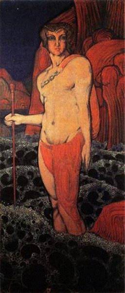 Triton by Vsevolod Maksymovych, hand-painted cultural oil painting reproduction on canvas