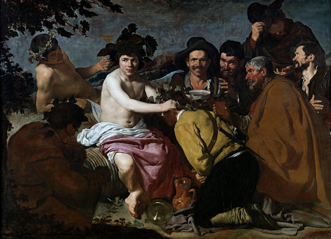 Triumph of Bacchus by Diego Velazquez — hand-painted cultural oil painting reproduction on canvas