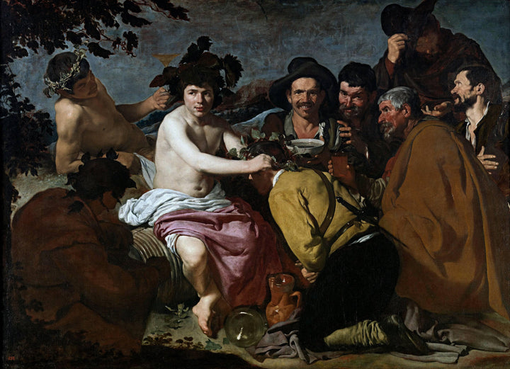 Triumph of Bacchus by Diego Velazquez — hand-painted cultural oil painting reproduction on canvas
