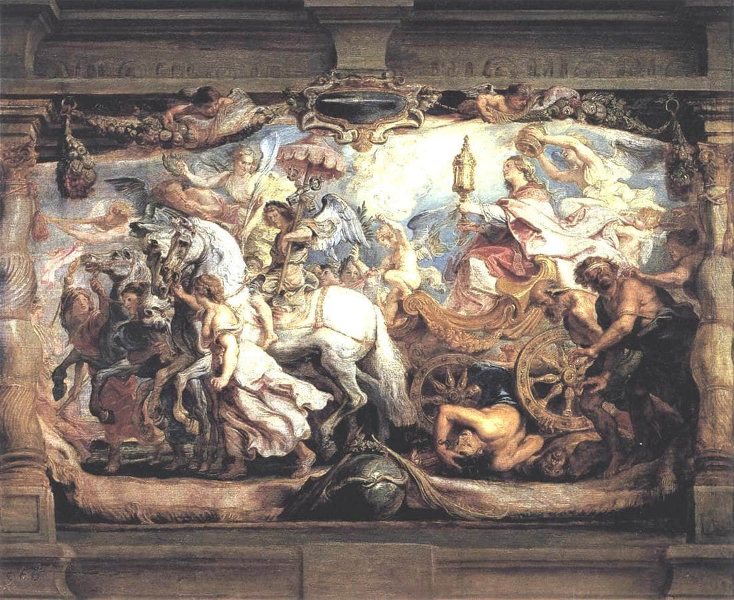 Triumph of Church over Fury, Discord, and Hate by Peter Paul Rubens — hand-painted abstract oil painting reproduction on canvas