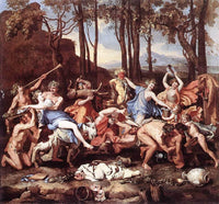 Triumph of Neptune by Nicolas Poussin — hand-painted cultural oil painting reproduction on canvas