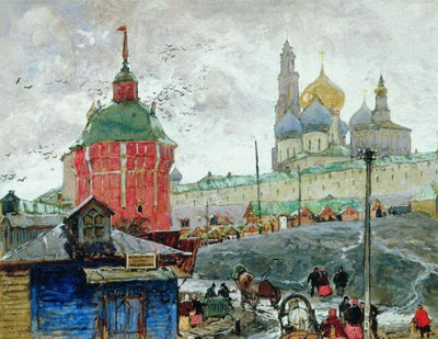 Troitse-Sergiev Posad in home office