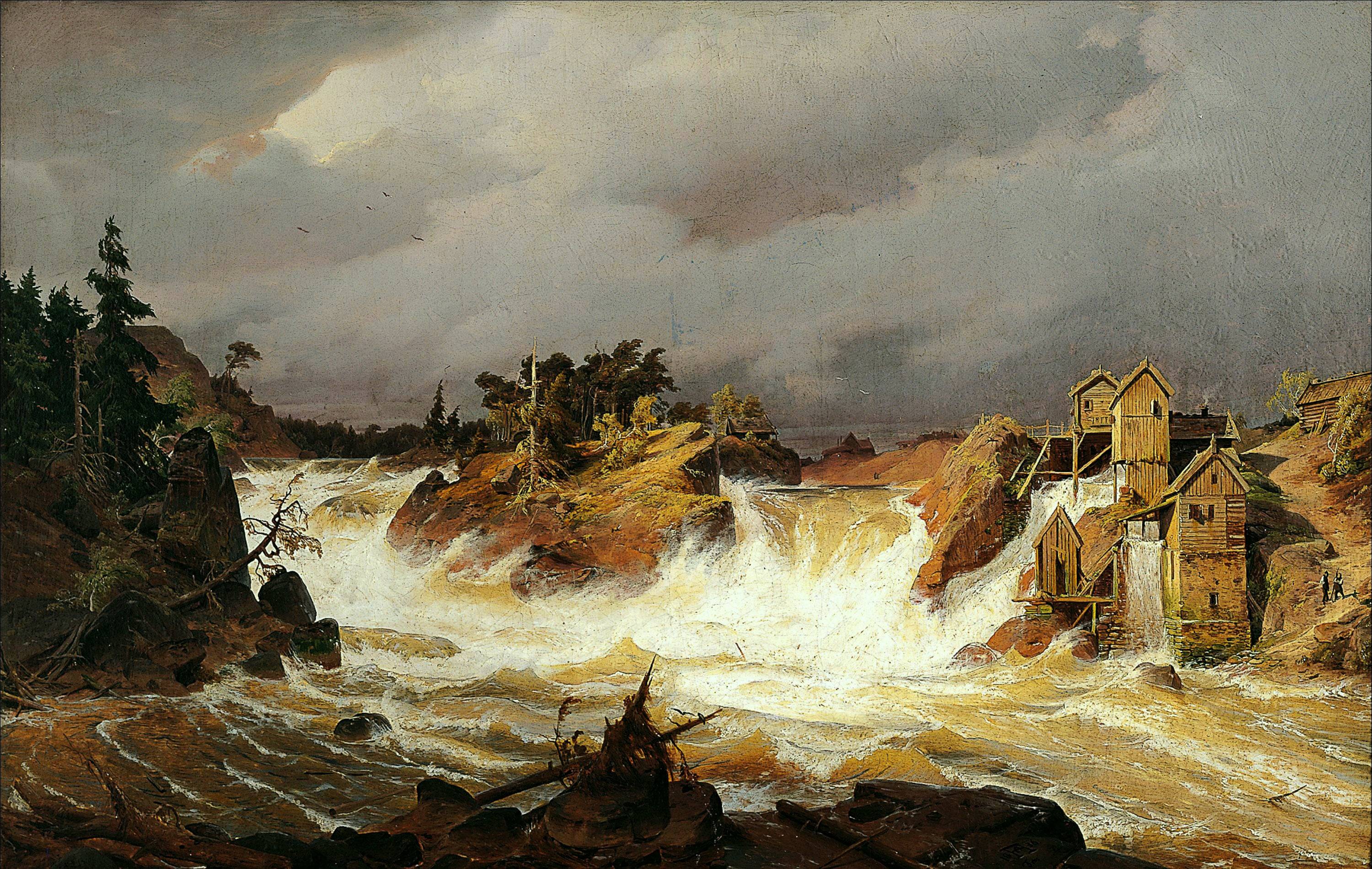 Trollhättefallen - Andreas Achenbach