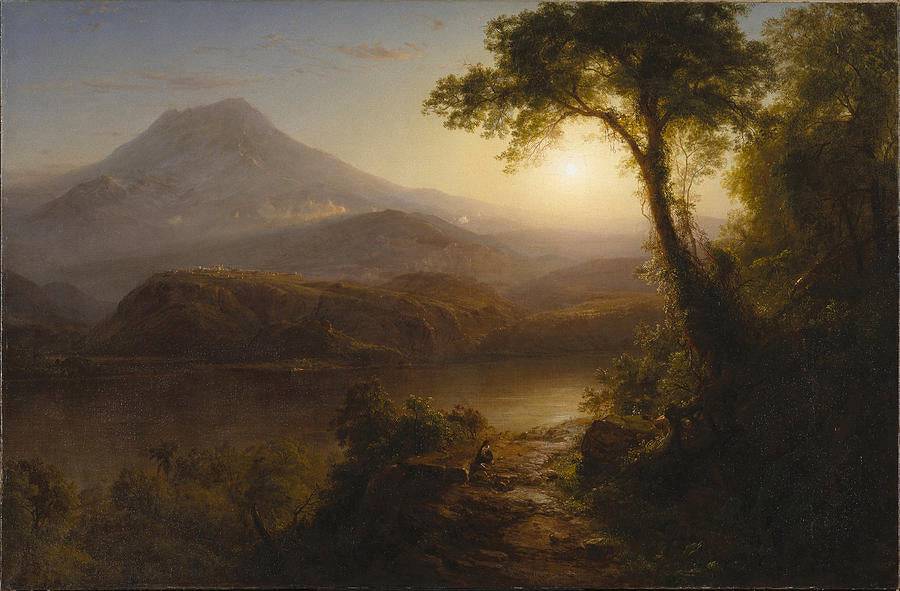 Tropical Scenery - Frederic Edwin Church