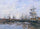 Trouville, the Port at Low Tide in modern living room