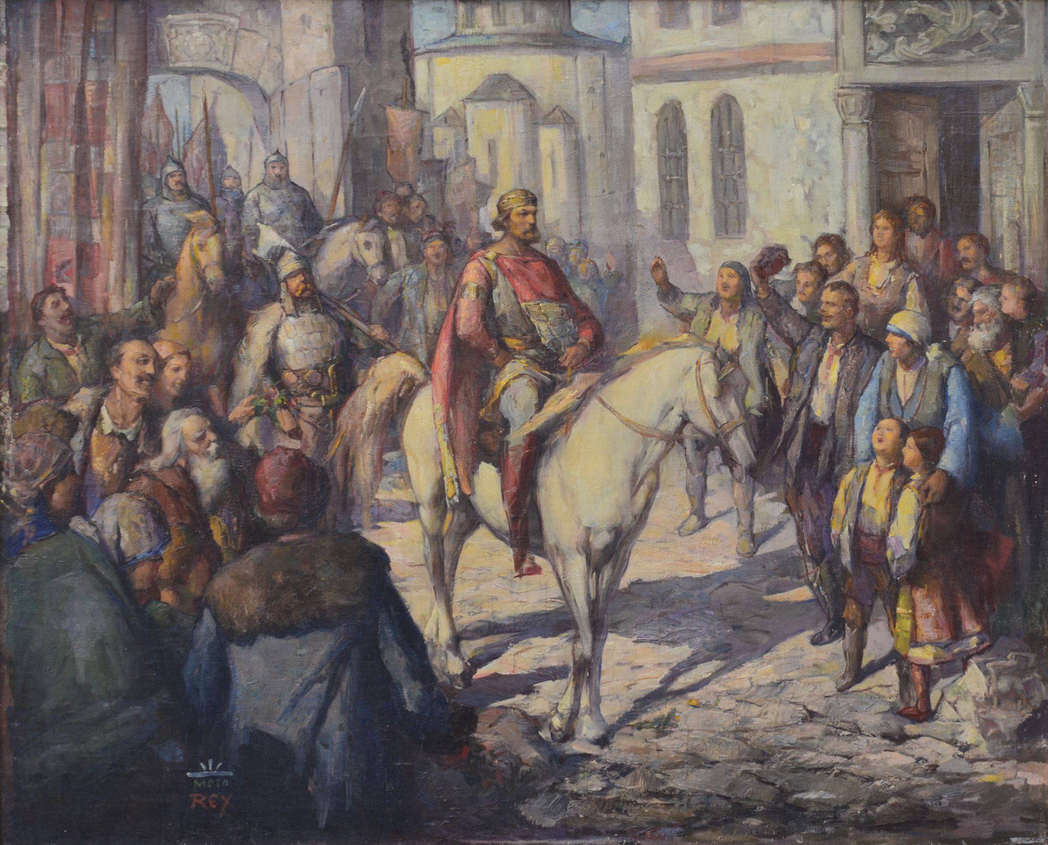 Tsar Simeon Enters Preslav - Georgi Mashev