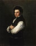 Tubercio Pérez Cuervo by Francisco Goya — hand-painted portrait oil painting reproduction on canvas