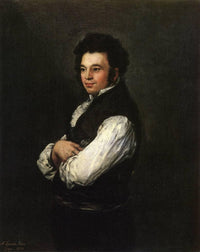 Tubercio Pérez Cuervo by Francisco Goya — hand-painted portrait oil painting reproduction on canvas