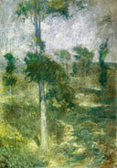 Tulip Tree, Greenwich by John Henry Twachtman — forest oil painting wall art, Impressionism