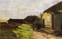 Tunet På Kvalbein by Kitty Lange Kielland — hand-painted landscape oil painting reproduction on canvas