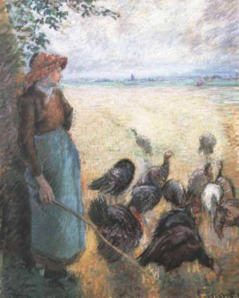 Turkey Girl - Camille Pissarro