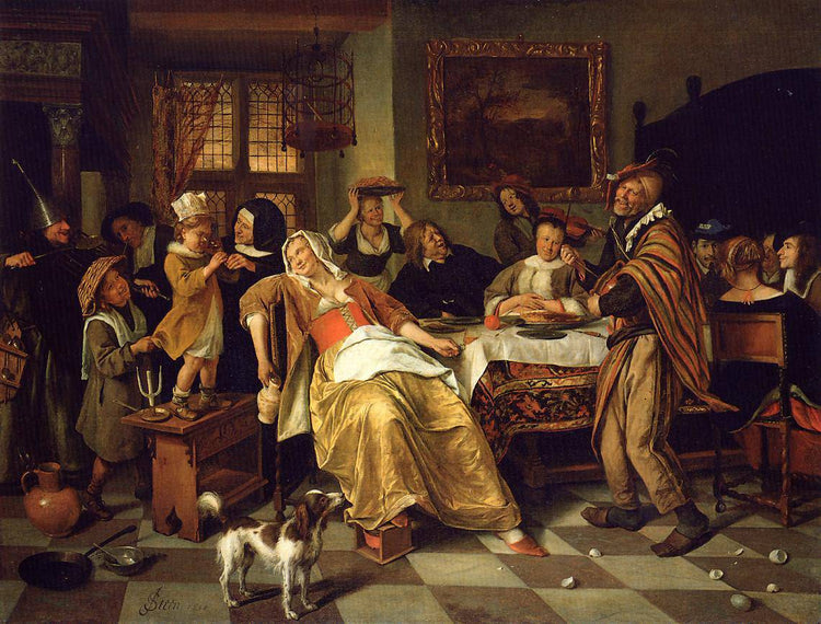 Twelfth Night - Jan Steen