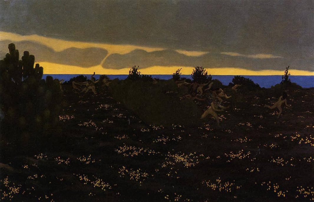Twilight by Felix Vallotton — hand-painted eco oil painting reproduction on canvas