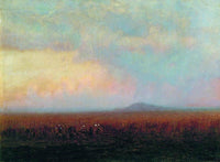 Twilight in the steppe by Arkhyp Kuindzhi — hand-painted eco oil painting reproduction on canvas