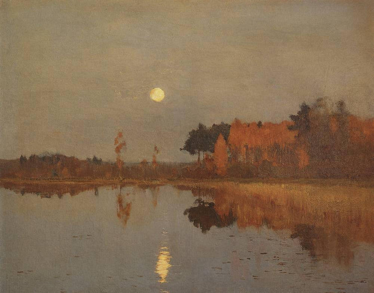 Twilight. Moon. - Isaac Levitan