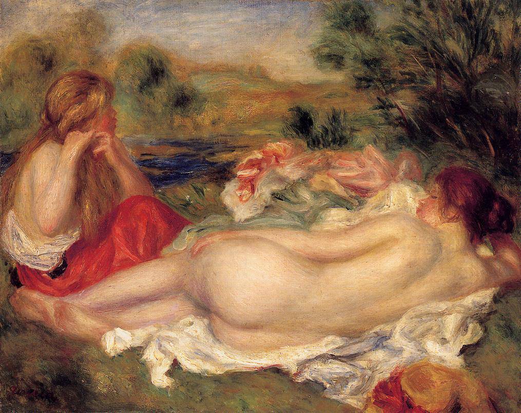 Two Bathers - Pierre-Auguste Renoir