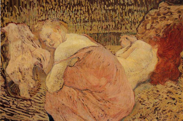 Two Friends - Henri de Toulouse-Lautrec