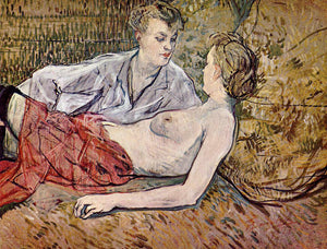 Two Friends - Henri de Toulouse-Lautrec