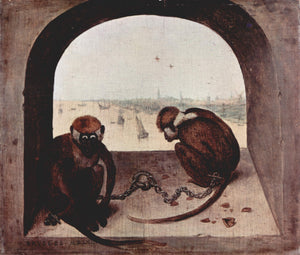 Two Monkeys - Pieter Bruegel the Elder