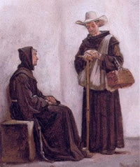 Two monks in conversation
