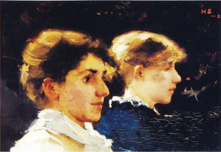 Two Profiles - Marianne Stokes