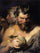 Two Satyrs in kitchen