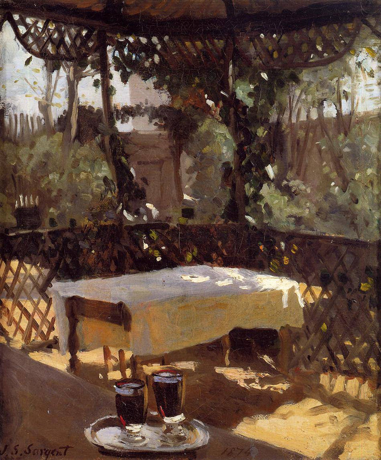 Two Wine Glasses - John Singer Sargent