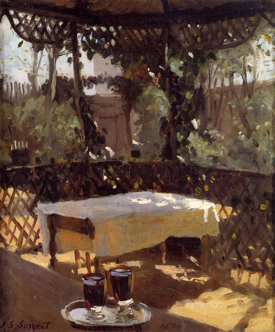 Two Wine Glasses - John Singer Sargent