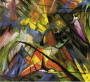 Tyrol by Franz Marc — hand-painted abstract oil painting reproduction on canvas