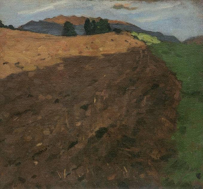 Tyrolean Landscape. Study for Der Sämann in apartment