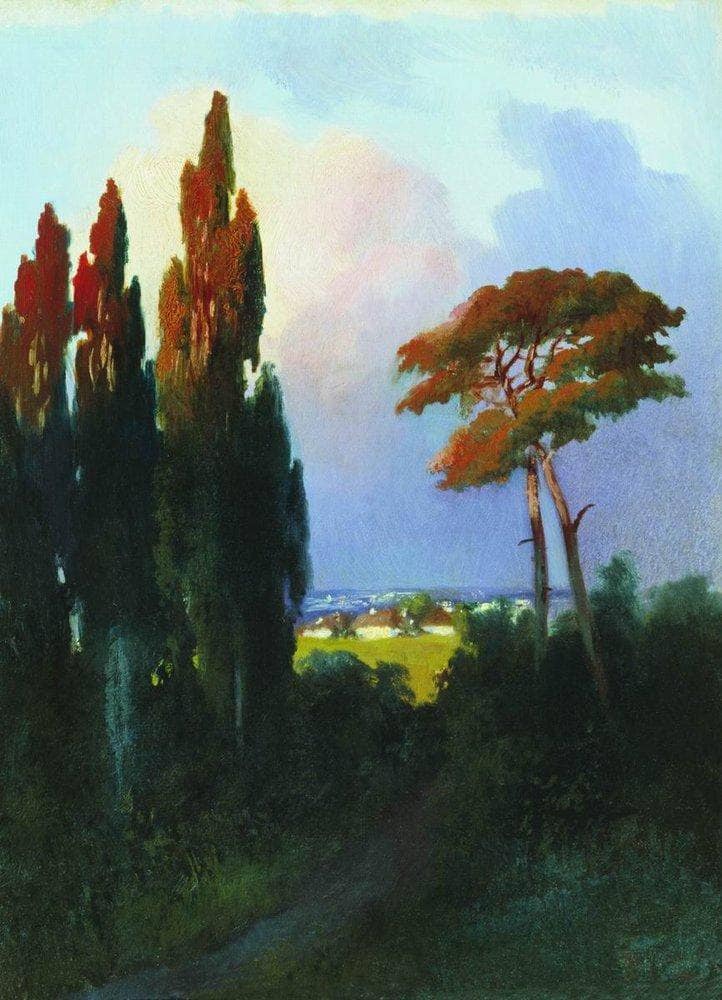 Ukraine by Arkhyp Kuindzhi — hand-painted botanical oil painting reproduction on canvas