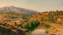 A Country, Surroundings Of Azañon by Martín Rico y Ortega — hand-painted eco oil painting reproduction on canvas